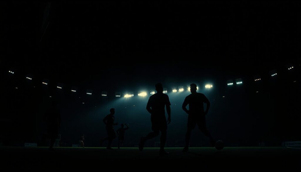 sports noir lighting